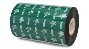 Termotransferband, Zebra 5095,Termotransferband, Zebra 5095, Harts (resin), 83 mm x 450 m Ø 25,4 mm
