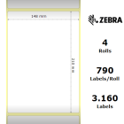 Zebra Z-Perform 1000D 148x210mm Perf 4-pack