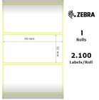 Zebra Labels Z-Select 2000T 70x32mm 4-Pack