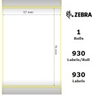Zebra Etiketter Z-Select 2000D 57x76mm 12-Pack