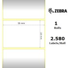 Zebra Z-Select 2000D Removable 38x28mm 12-Pack