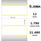 Zebra Etiketter Z-Select 2000D 102x38mm 12-Pack