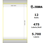 Zebra Etiketter Z-Select 2000D 102x152mm 12-Pack