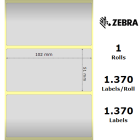 Zebra Z-Ultimate 3000T 102x76mm 12-Pack