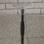Skyltställ h30-60cm svart ram