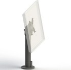 Grundstolpe för VESA-fäste, 75×75 eller 100×100 mm, 300 mm hög, SpacePole