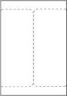 Transportetiketter på A4-ark 105x220mm