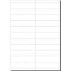 Hyllkantsetiketter A4-laserark Perforerade 105x25,4