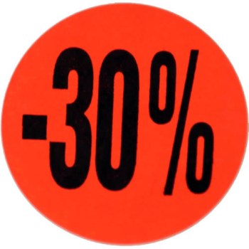 Etikett 30% 32mm 1000st