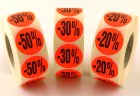 Etikett 50% 32mm 1000st